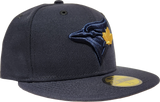Toronto Blue Jays New Era 59Fifty Exclusive Navy Metallic Gold Pop
