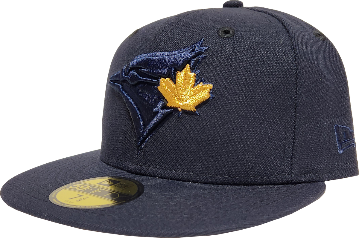 Toronto Blue Jays New Era 59Fifty Exclusive Navy Metallic Gold Pop