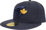 Toronto Blue Jays New Era 59Fifty Exclusive Navy Metallic Gold Pop