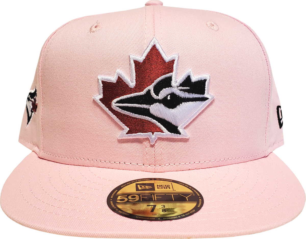 Toronto Blue Jays Black Rogers Centre Side Patch Pink UV 59FIFTY Fitted Hat