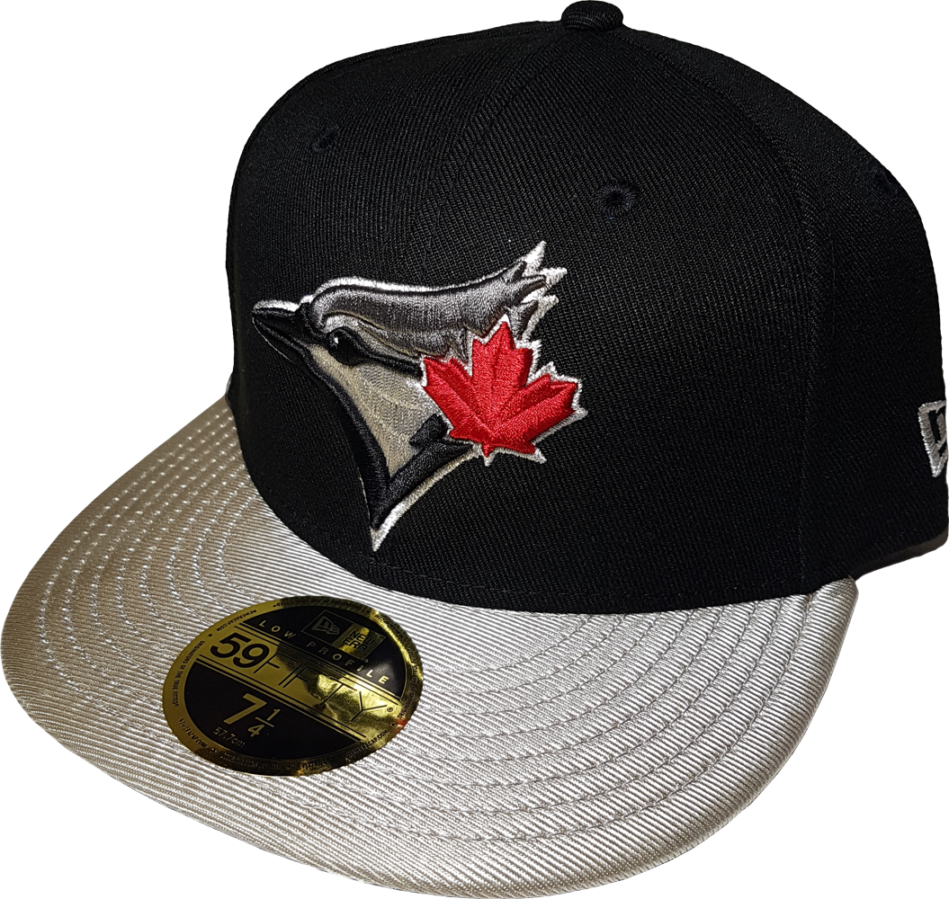 950 TORONTO BLUE JAYS RED LEAF LOGO ON BLACK SNAPBACK