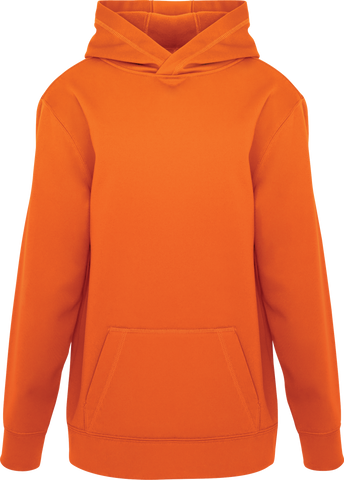 Youth ATC™ GAME DAY™ Polyester Tech Hoodie Orange