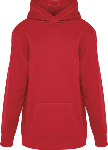 Youth ATC™ GAME DAY™ Polyester Tech Hoodie Red