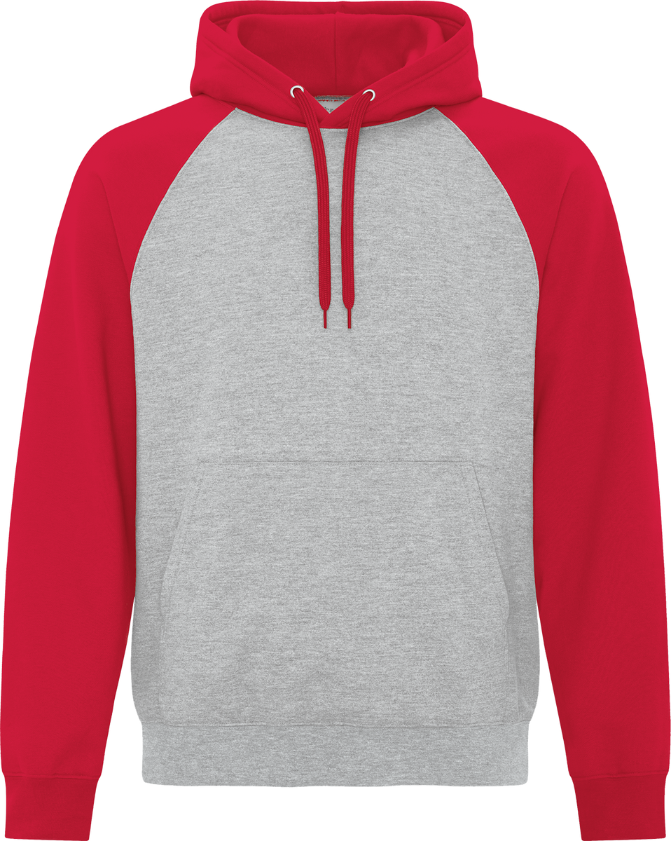 1500~Two-Tone Hoodie with Contrast Trims