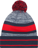 New England Patriots Cuffed Pom Knit Toque