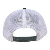Irish Clover Trucker Plaid Snapback Forest White Grey