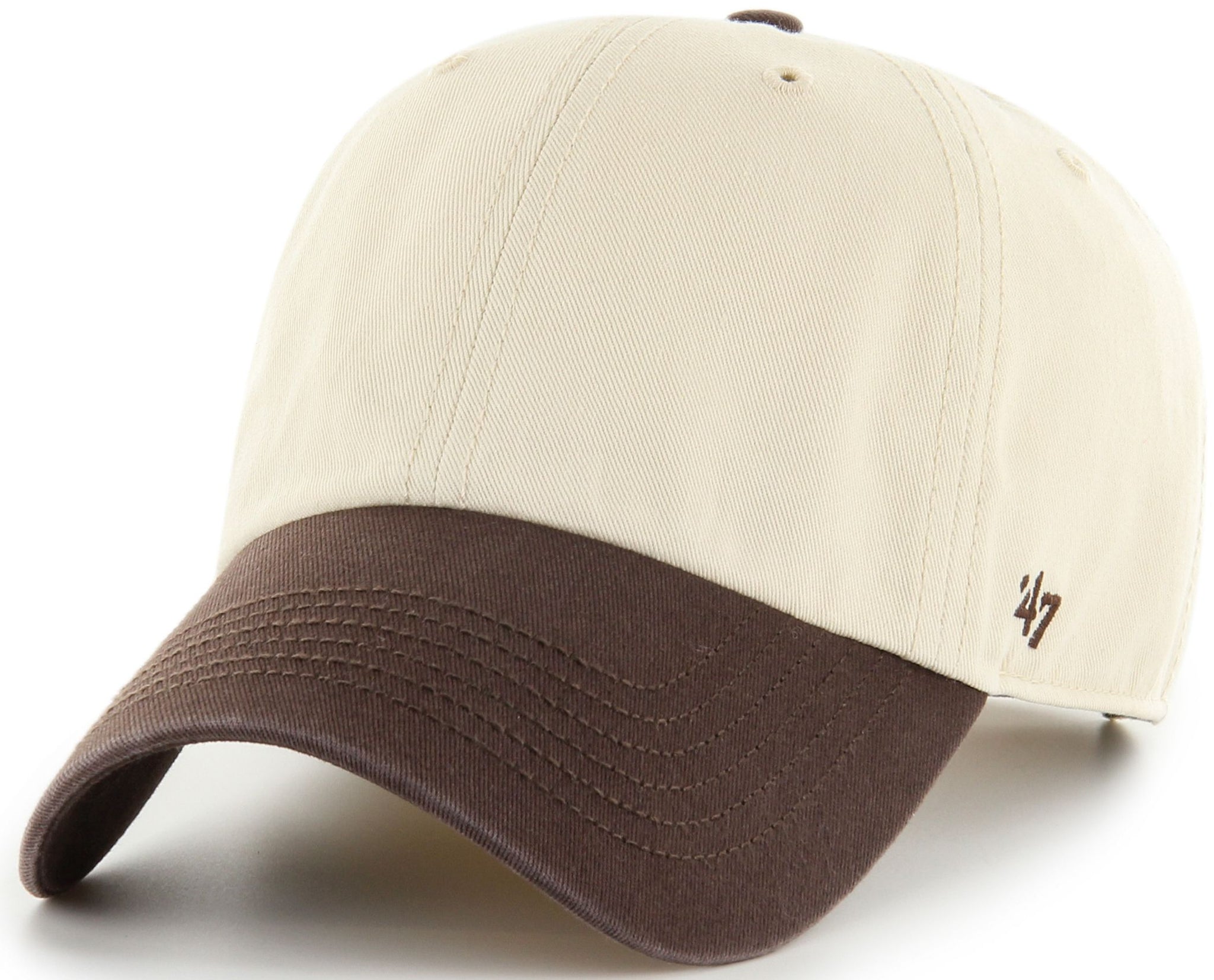 47 Brand Blank 2 Tone Clean Up Cap Natural Brown – More Than  display picture 3