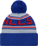 Buffalo Bills Cuffed Wordmark Pom Knit Toque