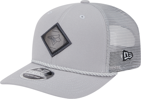 Toronto Blue Jays New Era 9SEVENTY Stretch Leather Logo Rope Hat
