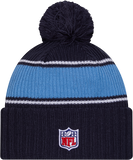 Tennessee Titans Sport Knit Fleece Lined Pom Toque Back