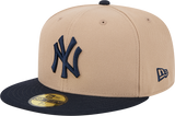 New York Yankees New Era 59Fifty Fitted Beige Navy