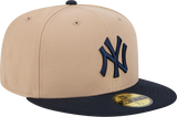 New York Yankees New Era 59Fifty Fitted Beige Navy