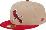 St Louis Cardinals New Era 59Fifty Fitted Beige Red