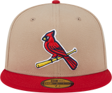 St Louis Cardinals New Era 59Fifty Fitted Beige Red