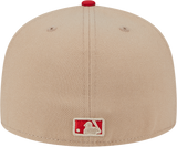 St Louis Cardinals New Era 59Fifty Fitted Beige Red
