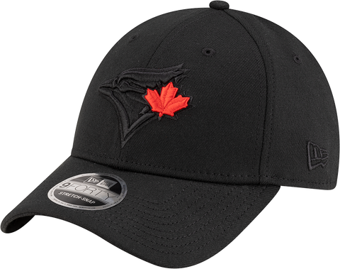 Toronto Blue Jays 9FORTY STRETCH-SNAP Blackout Red Leaf