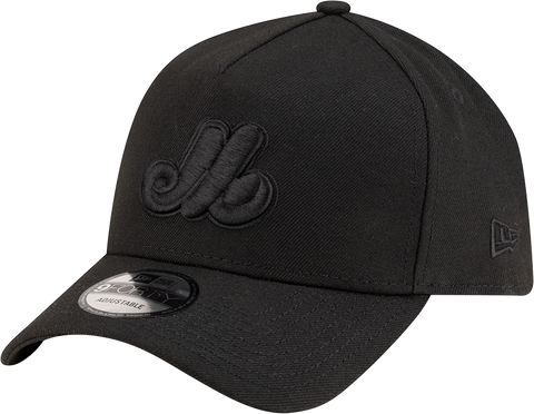 Montreal Expos 9FORTY A-FRAME Snapback Blackout