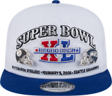 Pittsburgh Steelers New Era 9Fifty Golfer Snapback Superbowl XL