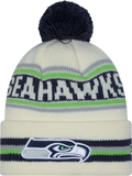 Seattle Seahawks Cuffed Pom Knit Classic Toque