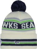 Seattle Seahawks Cuffed Pom Knit Classic Toque