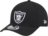 Las Vegas Raiders 9FORTY M-CROWN A-FRAME Snapback Black And White