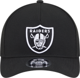 Las Vegas Raiders 9FORTY M-CROWN A-FRAME Snapback Black And White