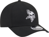 Minnesota Vikings 9FORTY M-CROWN A-FRAME Snapback Black And White