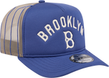 Brooklyn Dodgers New Era 9FIFTY Arched Foam Trucker Pinstripe