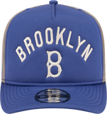 Brooklyn Dodgers New Era 9FIFTY Arched Foam Trucker Pinstripe