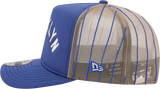 Brooklyn Dodgers New Era 9FIFTY Arched Foam Trucker Pinstripe