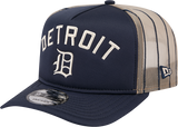 Detroit Tigers New Era 9FIFTY Arched Foam Trucker Pinstripe