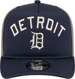 Detroit Tigers New Era 9FIFTY Arched Foam Trucker Pinstripe