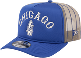 Chicago Cubs New Era 9FIFTY Arched Foam Trucker Pinstripe