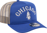 Chicago Cubs New Era 9FIFTY Arched Foam Trucker Pinstripe