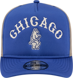 Chicago Cubs New Era 9FIFTY Arched Foam Trucker Pinstripe