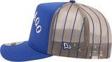 Chicago Cubs New Era 9FIFTY Arched Foam Trucker Pinstripe
