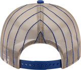 Chicago Cubs New Era 9FIFTY Arched Foam Trucker Pinstripe