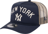 New York Yankees New Era 9FIFTY Arched Foam Trucker Pinstripe