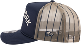 New York Yankees New Era 9FIFTY Arched Foam Trucker Pinstripe