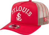 St. Louis Cardinals New Era 9FIFTY Arched Foam Trucker Pinstripe