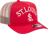 St. Louis Cardinals New Era 9FIFTY Arched Foam Trucker Pinstripe