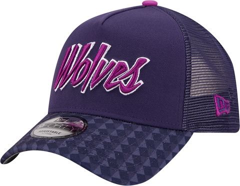 Minnesota Timberwolves New Era City Edition 9FORTY A-FRAME Trucker