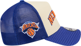 New York Knicks New Era City Edition 9FORTY A-FRAME Trucker