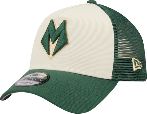Milwaukee Bucks New Era City Edition 9FORTY A-FRAME Trucker