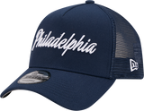 Philadelphia 76ers New Era City Edition 9FORTY A-FRAME Trucker