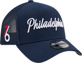 Philadelphia 76ers New Era City Edition 9FORTY A-FRAME Trucker