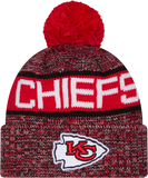 Kansas City Chiefs Tri Colour Cuffed Knit Toque