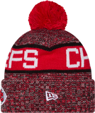 Kansas City Chiefs Tri Colour Cuffed Knit Toque