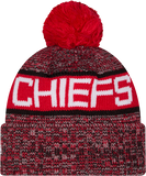 Kansas City Chiefs Tri Colour Cuffed Knit Toque