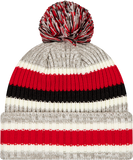 San Francisco 49ers Knit Stripe Pom Toque